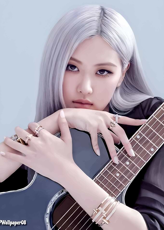 Rose Blackpink with Guitar