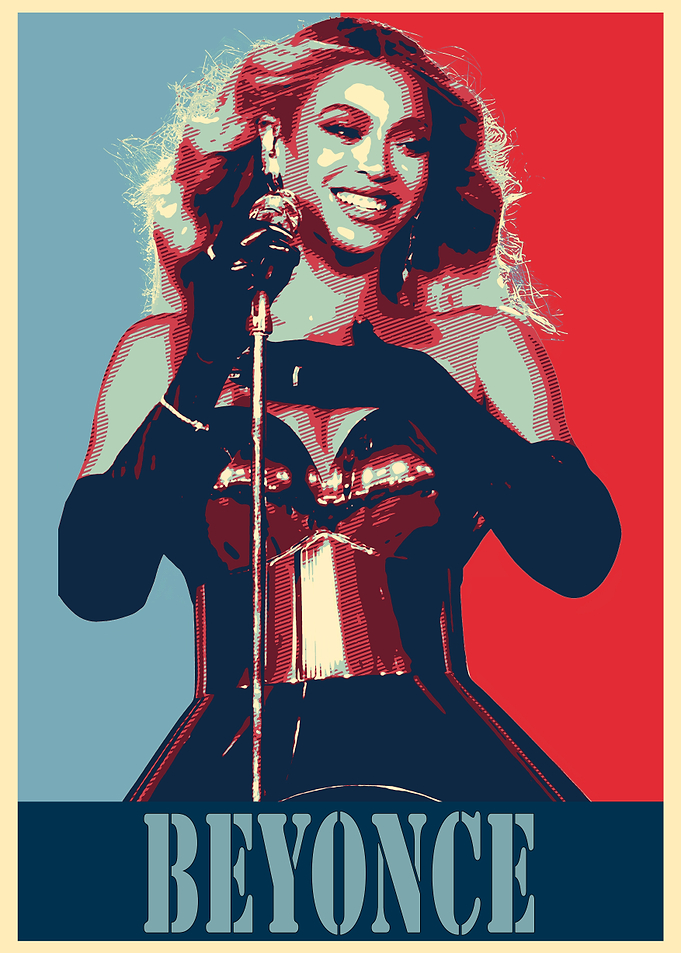 Beyonce Pop Art Poster