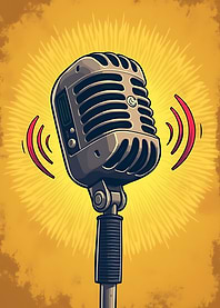 Vintage Microphone Illustration