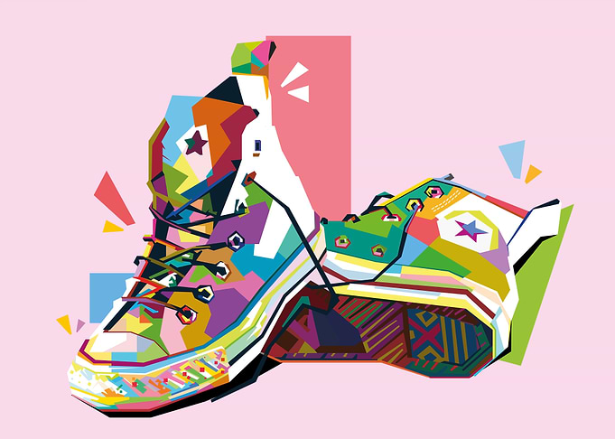 Colorful Converse Sneakers