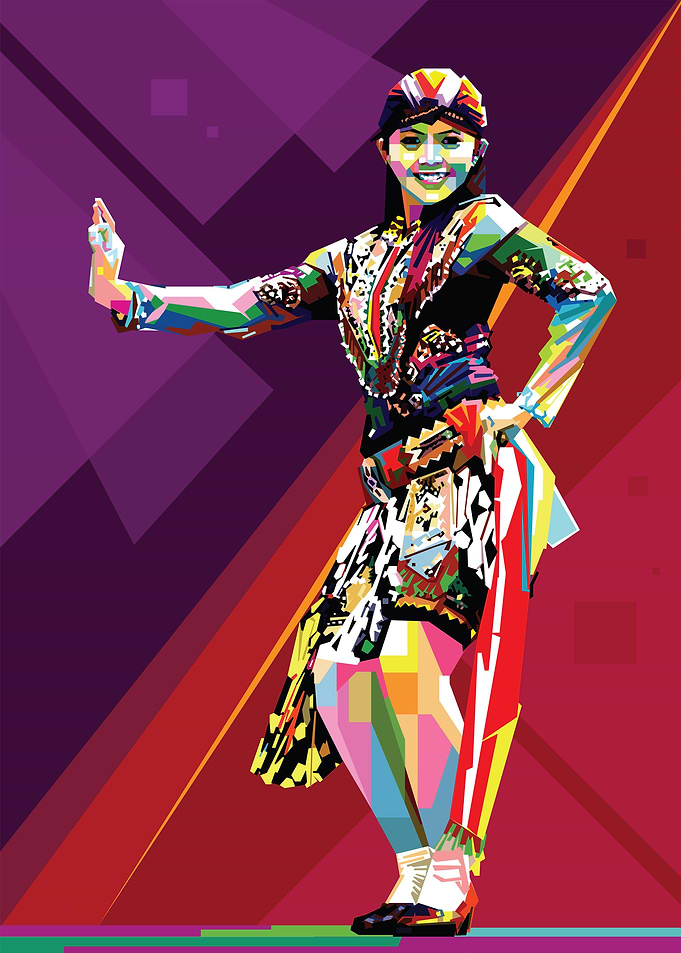 Woman in Traditional Dress
