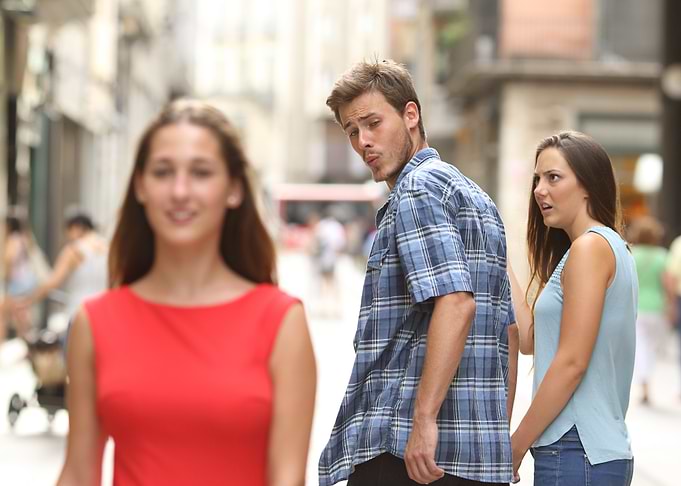 Suspicious Boyfriend Meme