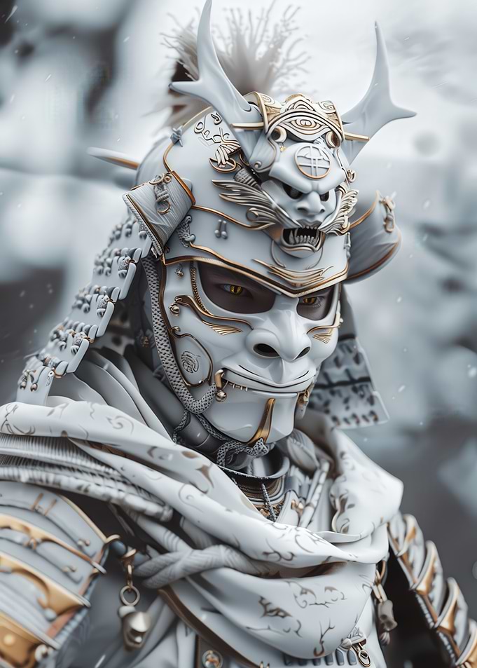 White Samurai Armor