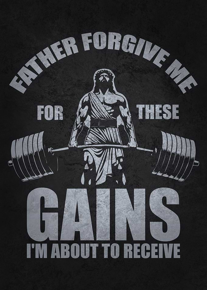 Father Forgive These Gains, Jesus Gym