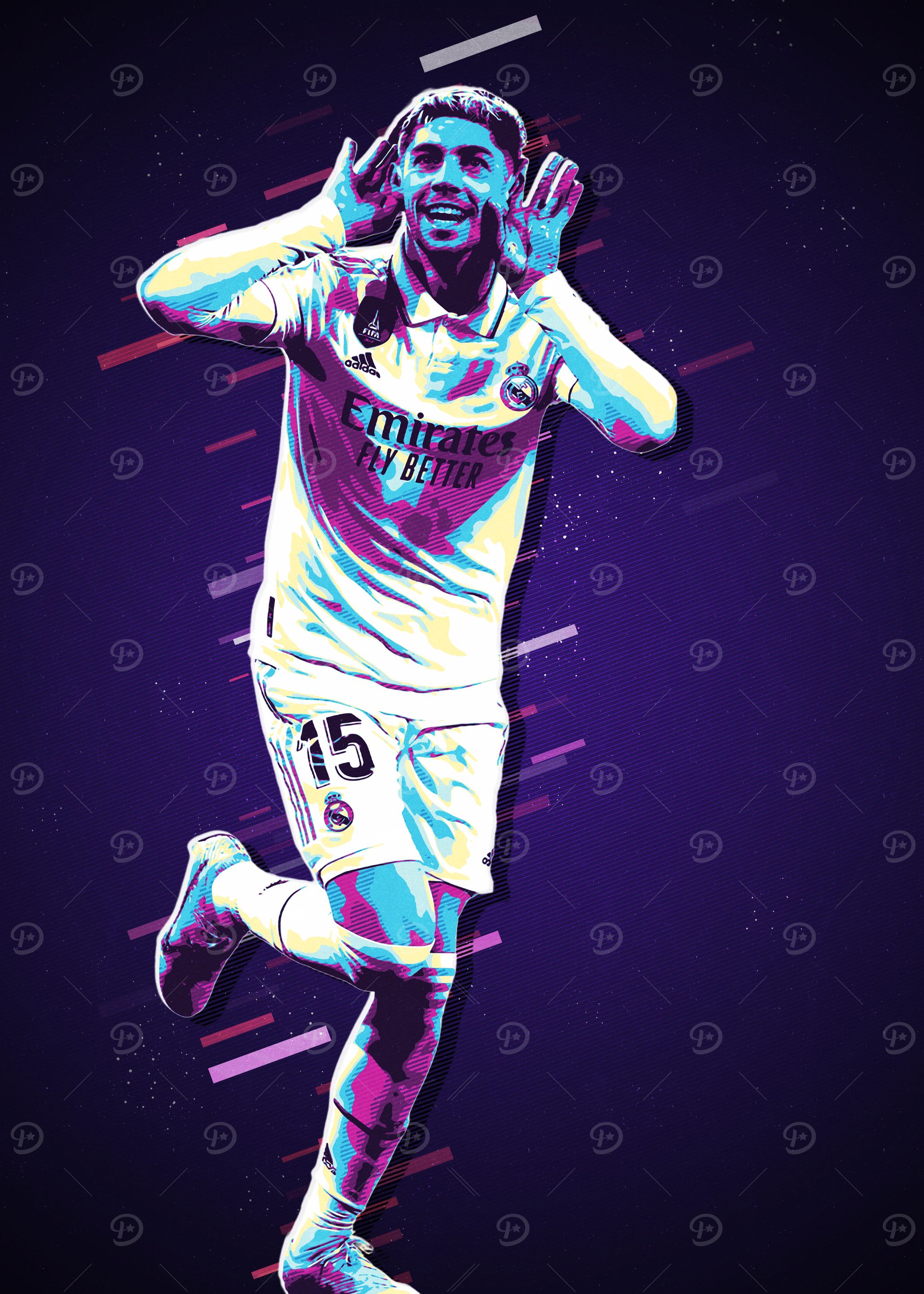 Football Player Celebration