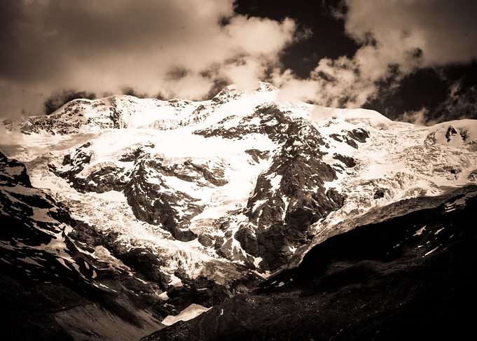 Snowy Mountain Peak