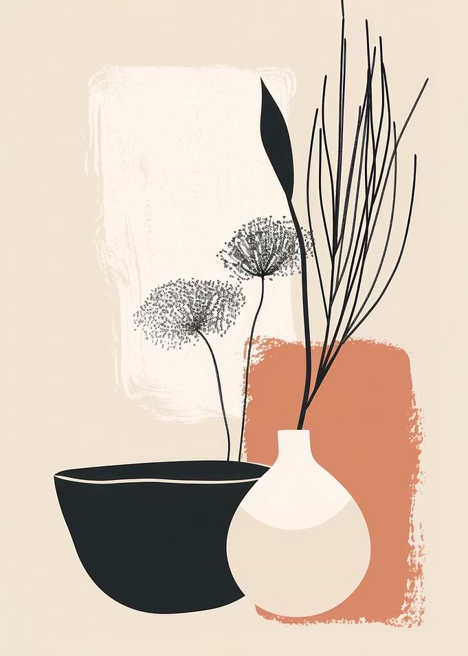 Minimalist Floral Art Print