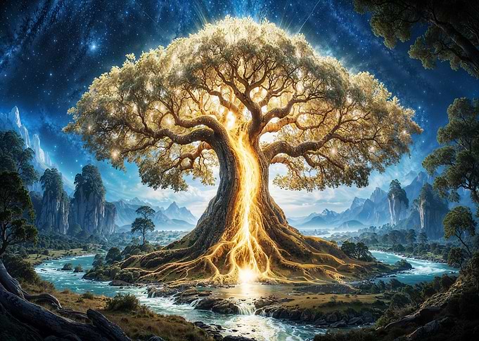 Glowing Tree of Life