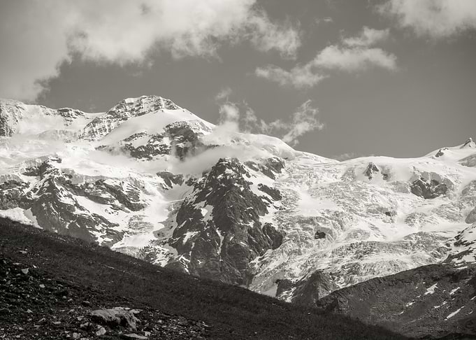 Snowy Mountain Peak