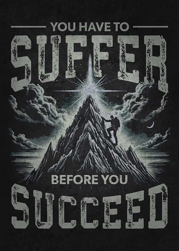 Suffer to Succeed, Mountain Climber Motivation