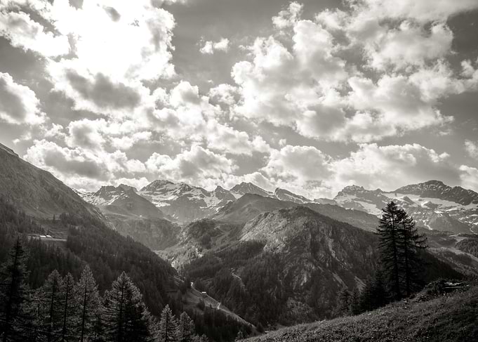 Mountain Range Landscape