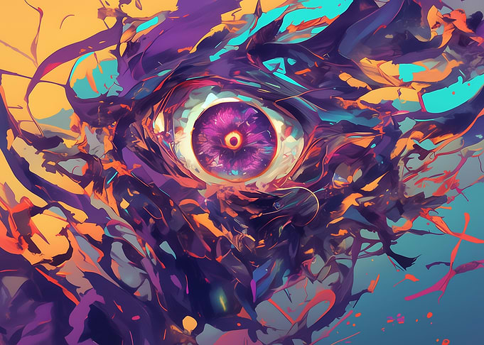 Abstract Eye Art