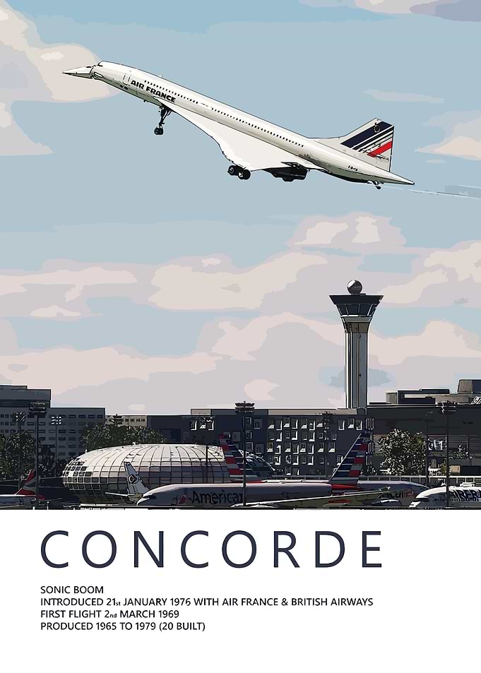 Concorde Supersonic Jet