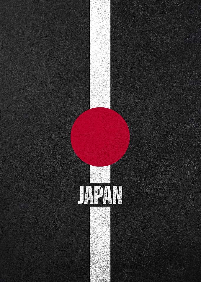 Japan Flag Design