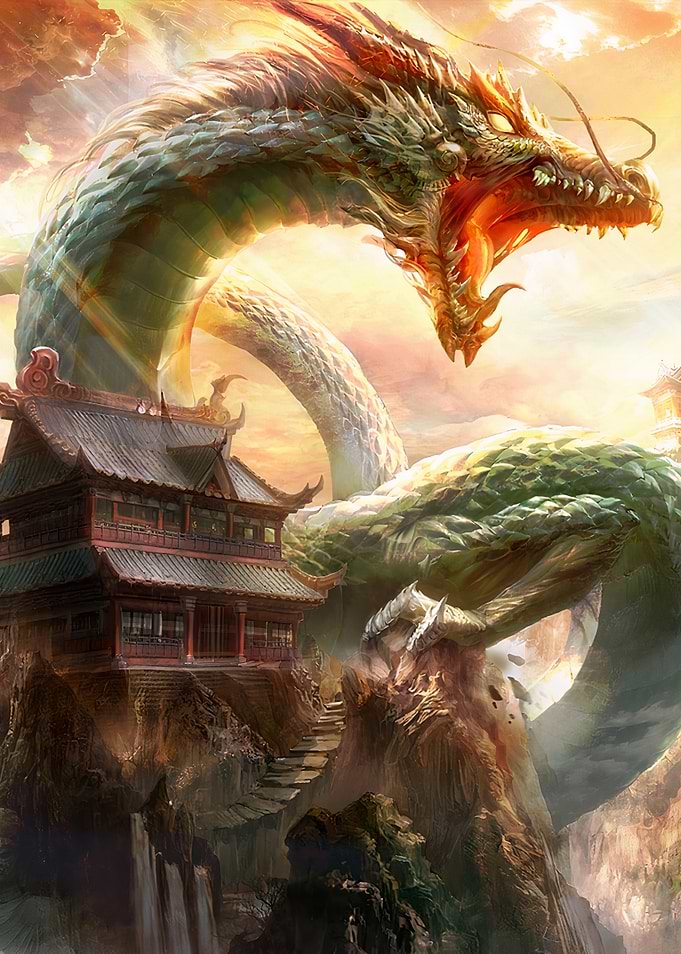 Dragon Guardian of Temple