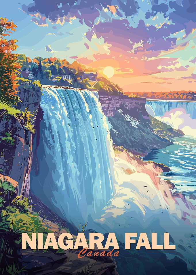 Niagara Falls Sunset