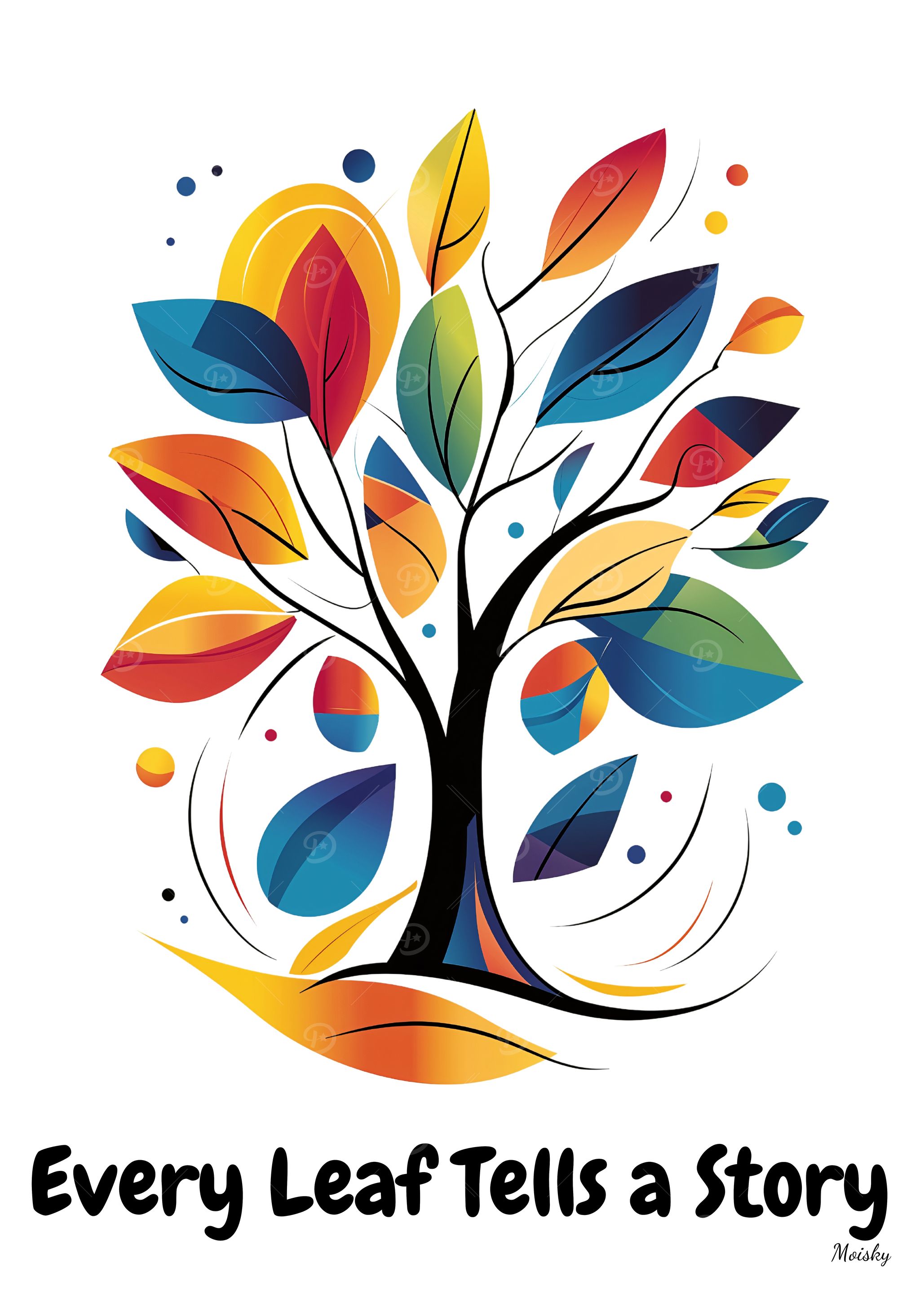 Colorful Tree Illustration