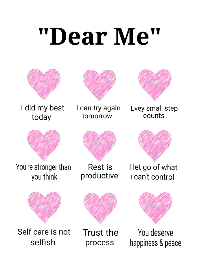 Dear Me Affirmations