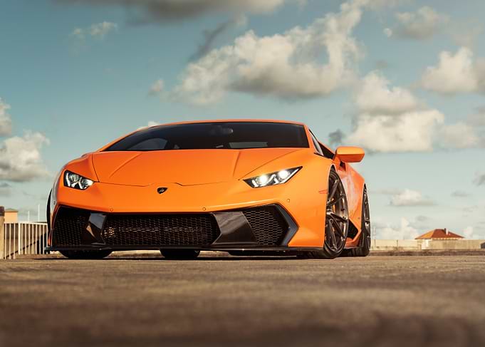 Orange Lamborghini Huracan