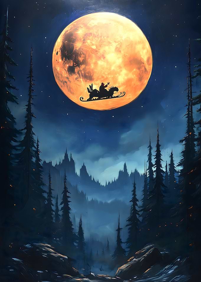 Santa's Night Flight Christmas
