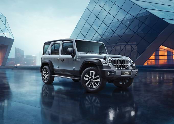 Thar SUV, Silver, Modern