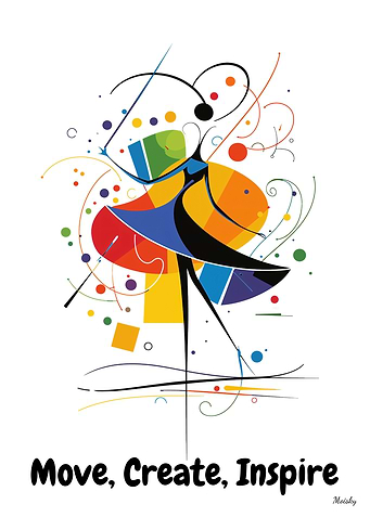 Abstract Woman Dancing
