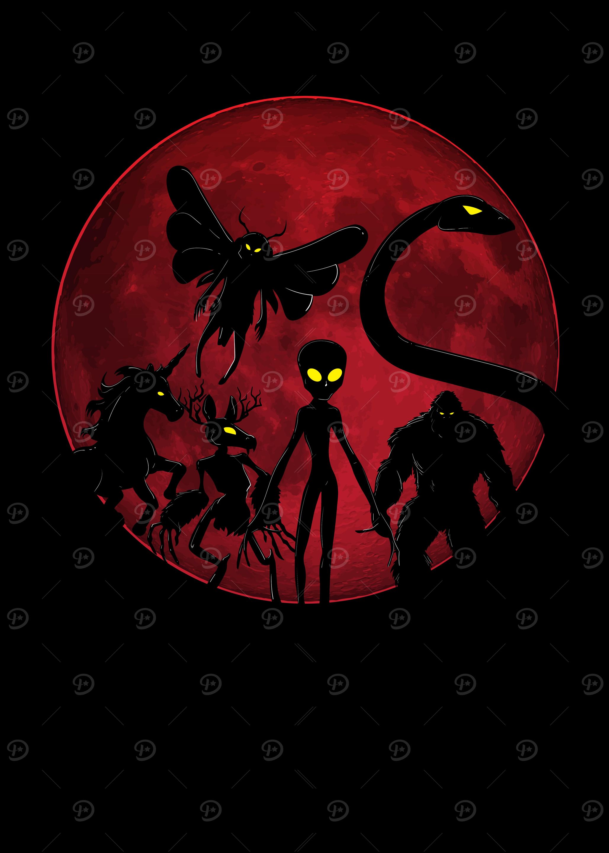 Mythical Creatures Silhouette