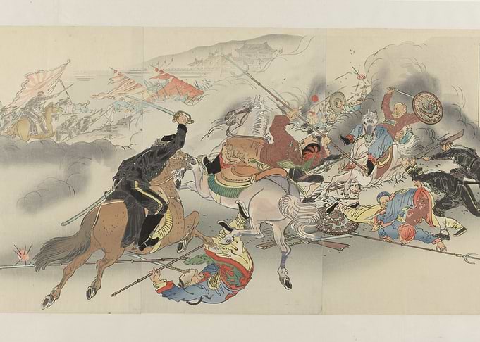 Samurai Battle Scene
