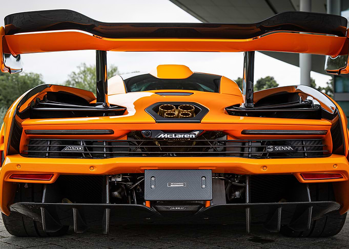 McLaren Senna GTR Rear View