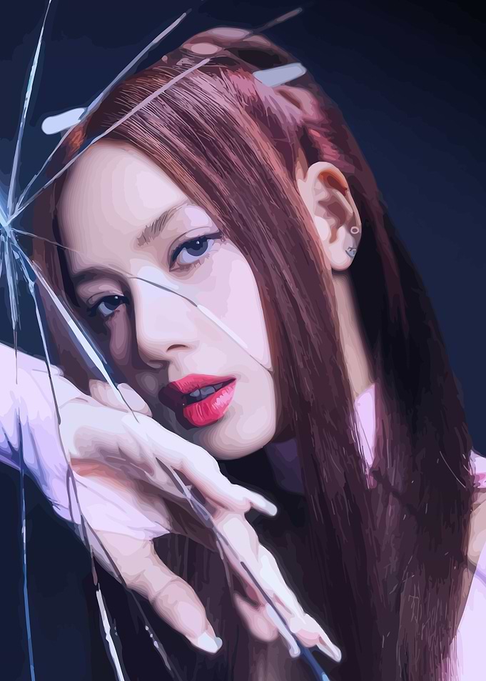 Woman with Broken Glass