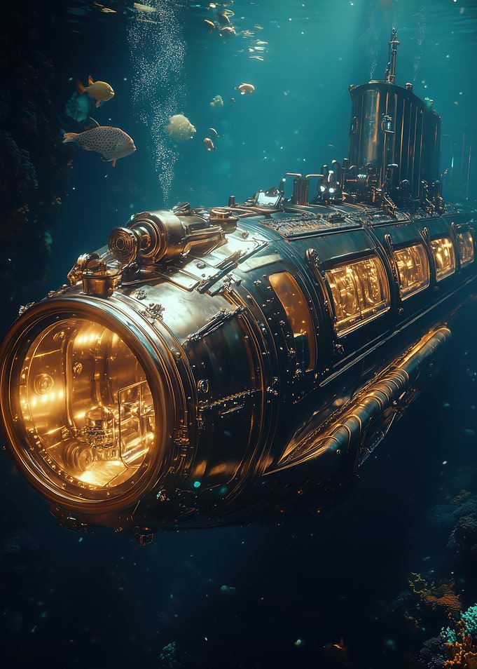 Steampunk Submarine