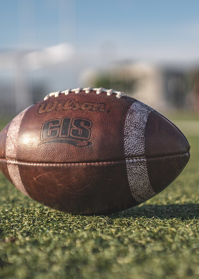 Wilson Football on Field