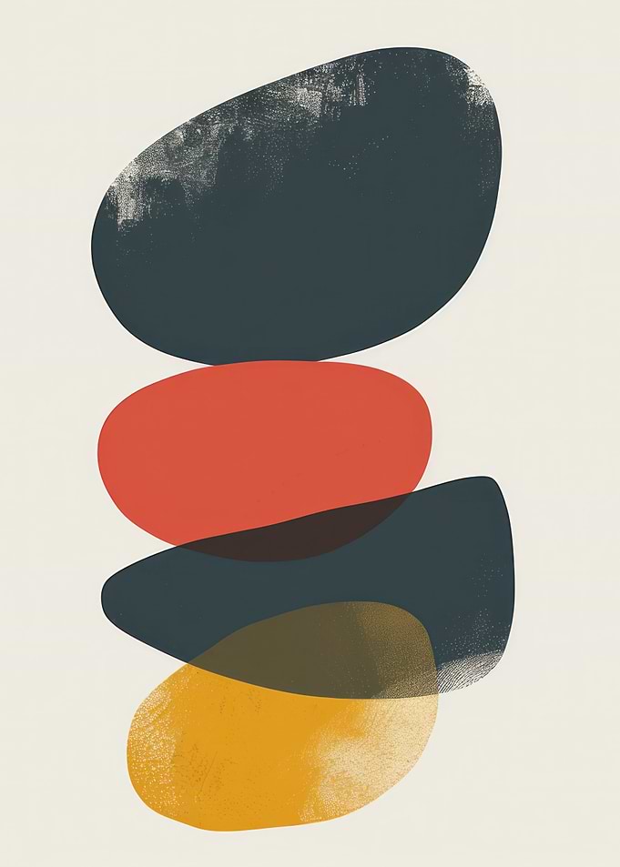Abstract Shapes Wall Art