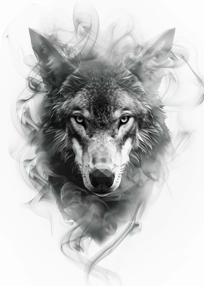 Wolf in Smoke