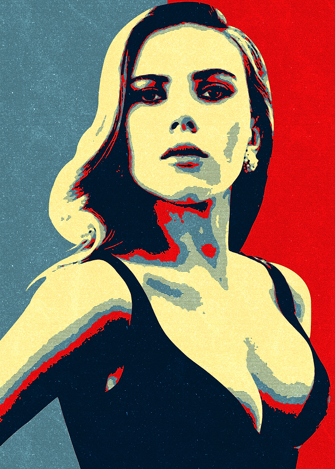 Scarlett Johansson Pop Art
