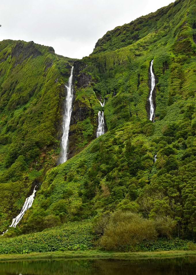 Waterfalls in Flores, Azores