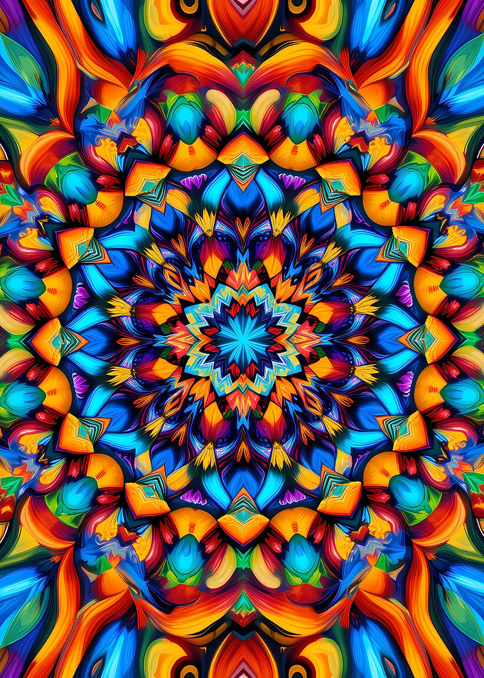 Abstract Mandala Art