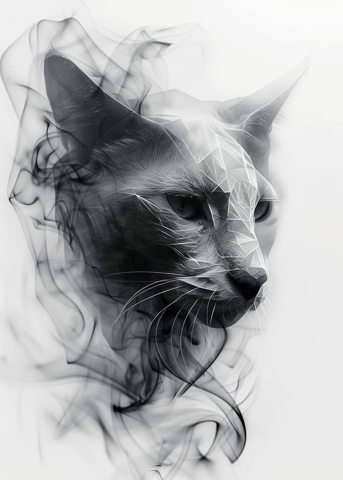 Cat in Smoke