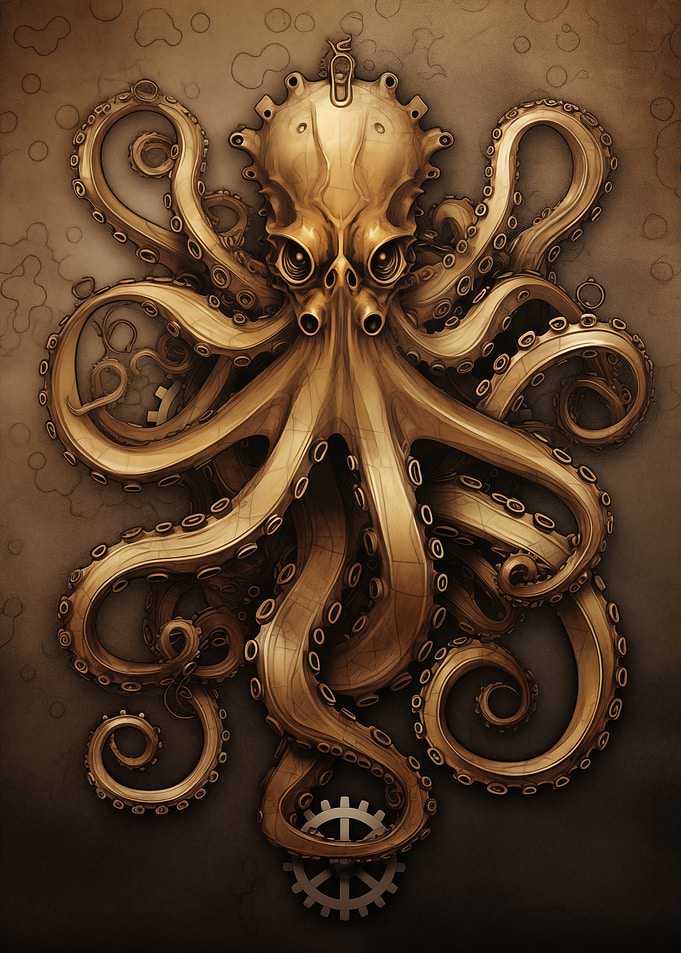 Steampunk Octopus