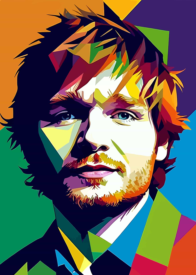 British Singer Pop Art Portrait