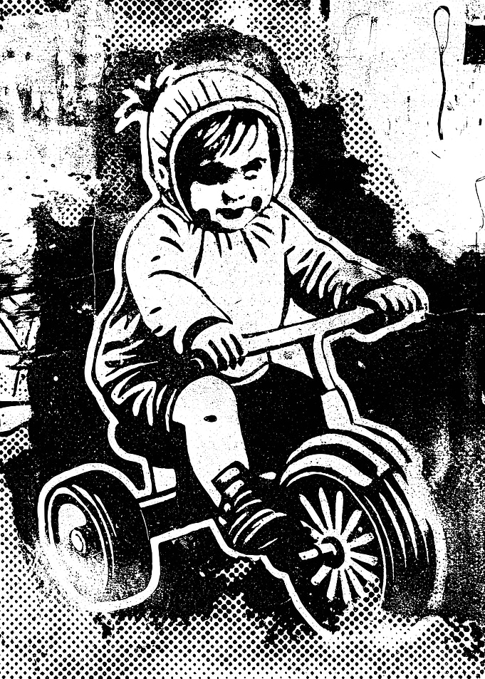 Child on Tricycle