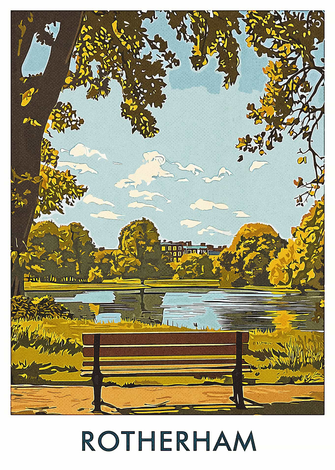 Rotherham Park Bench