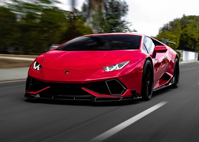 Red Lamborghini Huracan