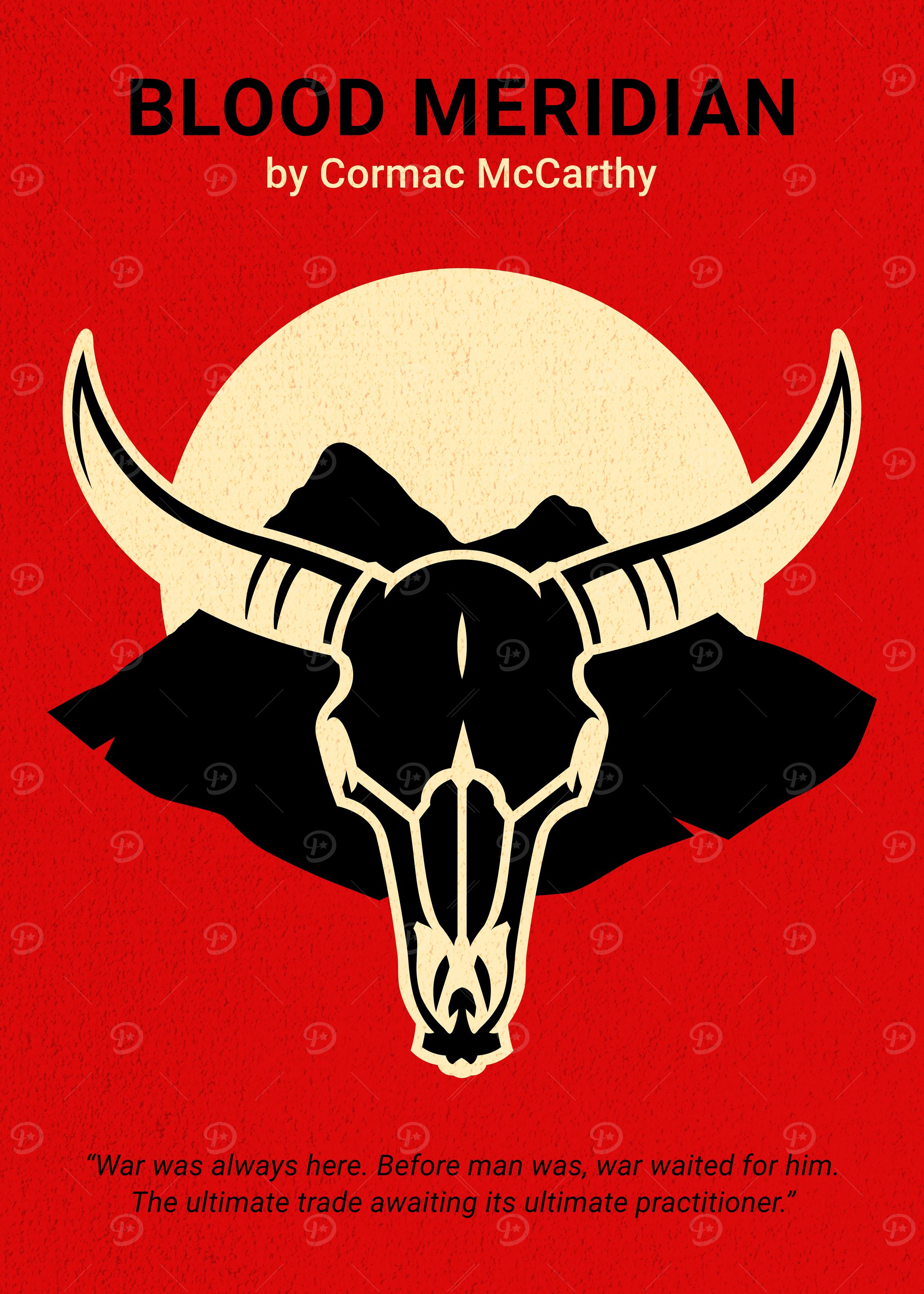 Blood Meridian Minimalist Book Cover