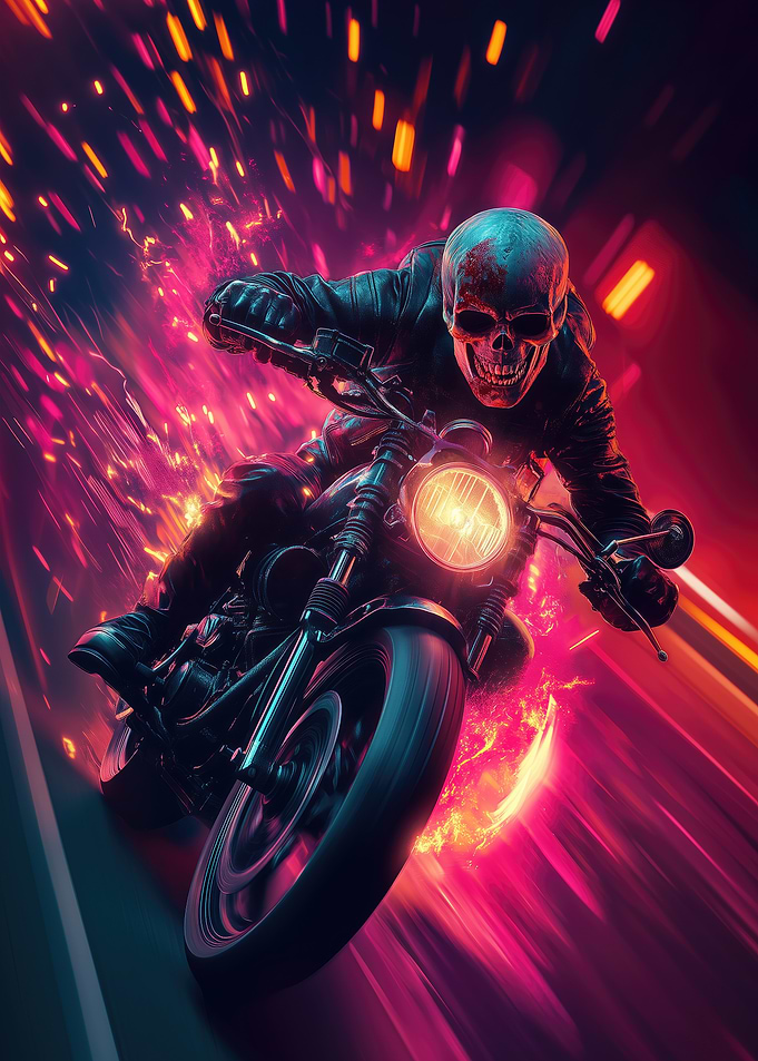Skull Rider Poster
