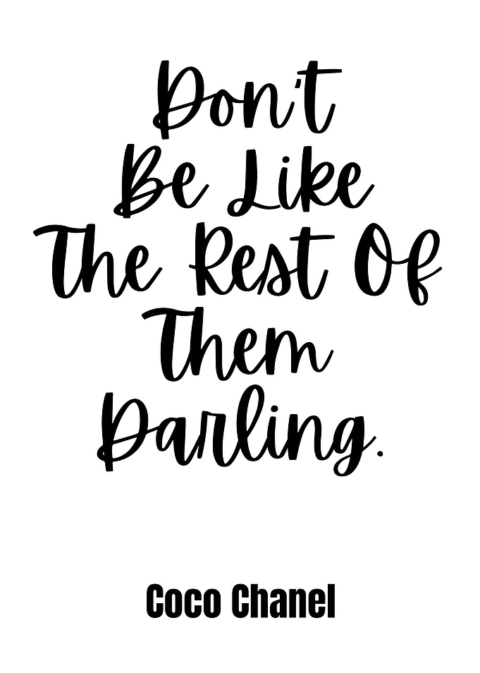 Coco Chanel Quote