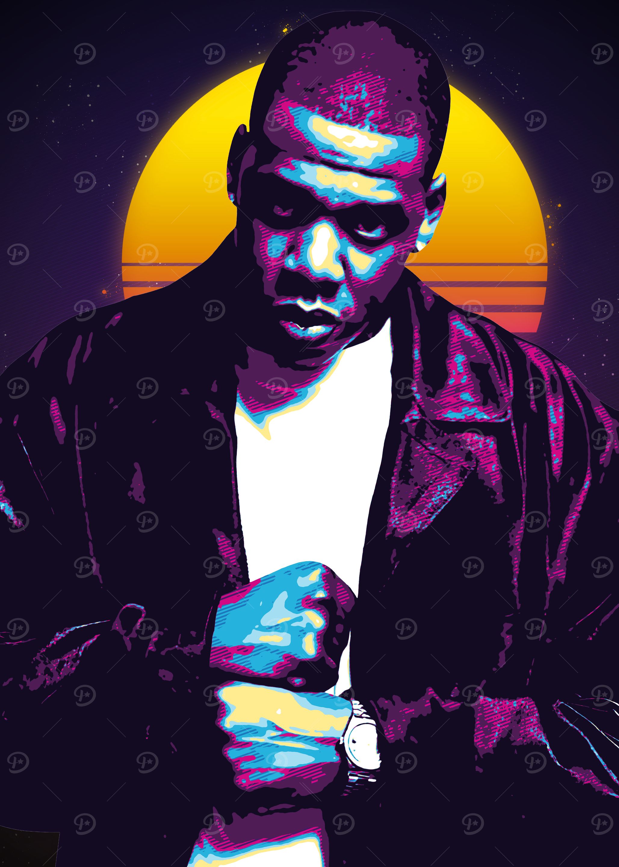 Jay-Z Retro 80s