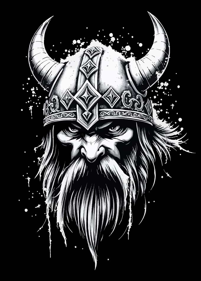 Viking Warrior Portrait