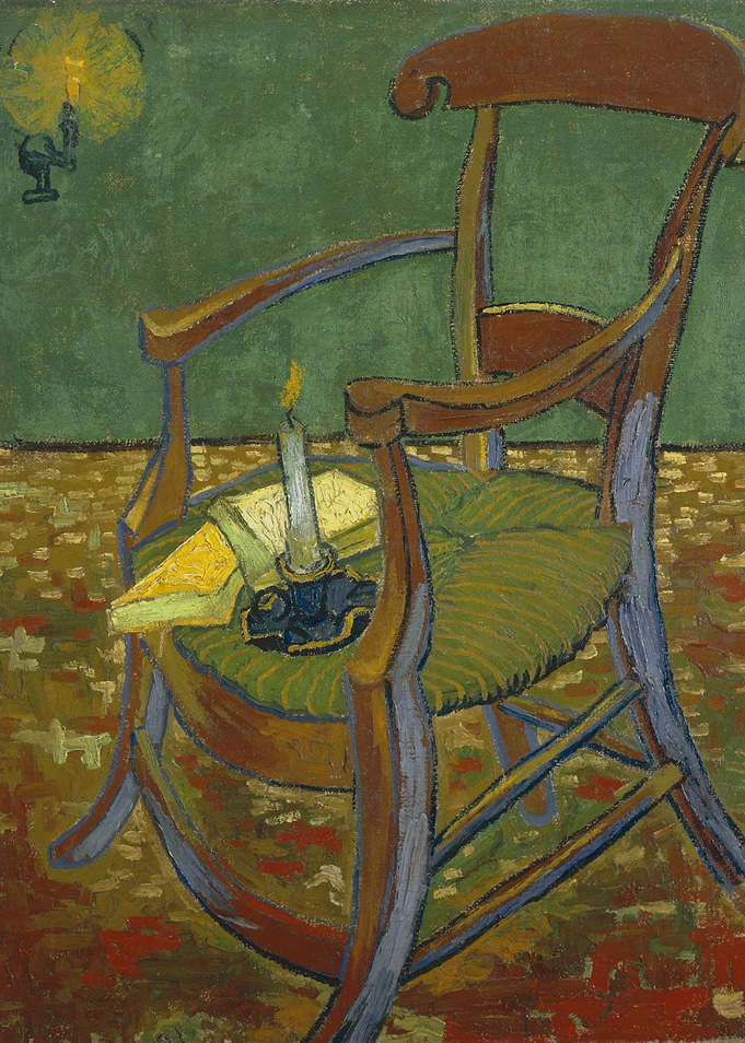 Rocking Chair with Candle