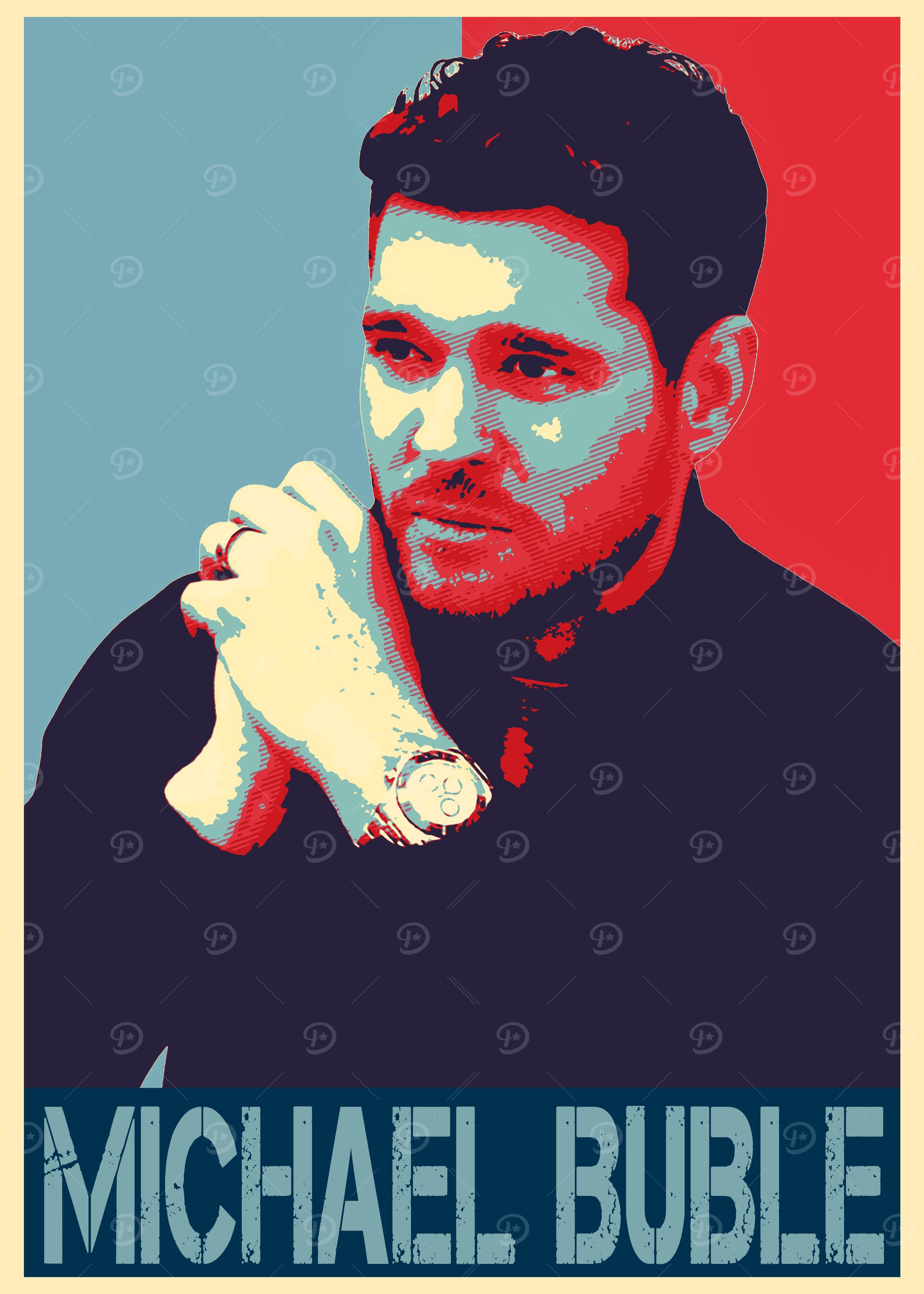 Michael Bublé Pop Art Poster